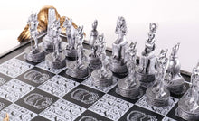 Load image into Gallery viewer, DEAL ITEM: Gold and Silver Egyptian Chess Set - JUST THE BOARD
