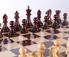 Load image into Gallery viewer, Staunton Rosewood Chess Set - 21"
