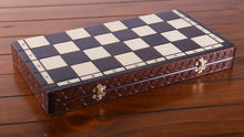 Load image into Gallery viewer, Sydney Gruber Painted 17" Large Kings Chess Set #1
