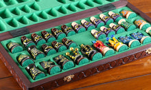 Load image into Gallery viewer, Sydney Gruber Painted 17" Large Kings Chess Set #1
