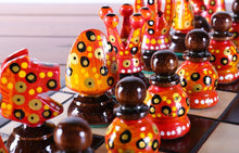 Load image into Gallery viewer, Sydney Gruber Painted 17" Large Kings Chess Set #2
