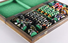 Load image into Gallery viewer, Sydney Gruber Painted 20" Large King's Inlaid Chess Set #3
