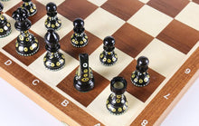 Load image into Gallery viewer, Sydney Gruber Painted 20" Tournament No 6 Chess Set - #2
