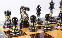 Load image into Gallery viewer, Sydney Gruber's Painted Chess Set - Polgar Design
