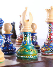 Load image into Gallery viewer, Sydney Gruber's Painted Chess Set - Queen Anne Design
