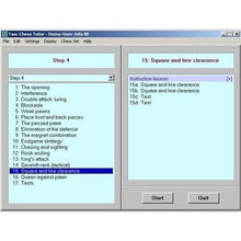 Load image into Gallery viewer, TASC Chess Tutorial 2 For PC (CD) Chess Rules &amp; Learn to Play Chess
