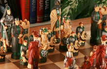 Load image into Gallery viewer, The Crusades Chess Set with Presentation Box - SAC Hand Decorated

