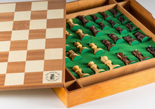 Load image into Gallery viewer, The Grandmaster Chess Set and Storage Board Combination
