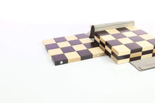 Load image into Gallery viewer, the STACK Chessboard - Tournament Edition in Wenge and Maple
