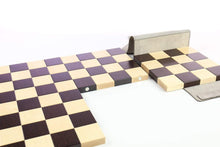 Load image into Gallery viewer, the STACK Chessboard - Tournament Edition in Wenge and Maple
