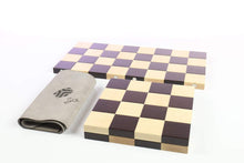 Load image into Gallery viewer, the STACK Chessboard - Tournament Edition in Wenge and Maple
