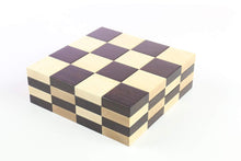 Load image into Gallery viewer, the STACK Chessboard - Tournament Edition in Wenge and Maple
