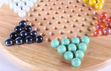 Load image into Gallery viewer, Wood Chinese Checkers Set w/Marbles
