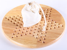 Load image into Gallery viewer, Wood Chinese Checkers Set w/Marbles
